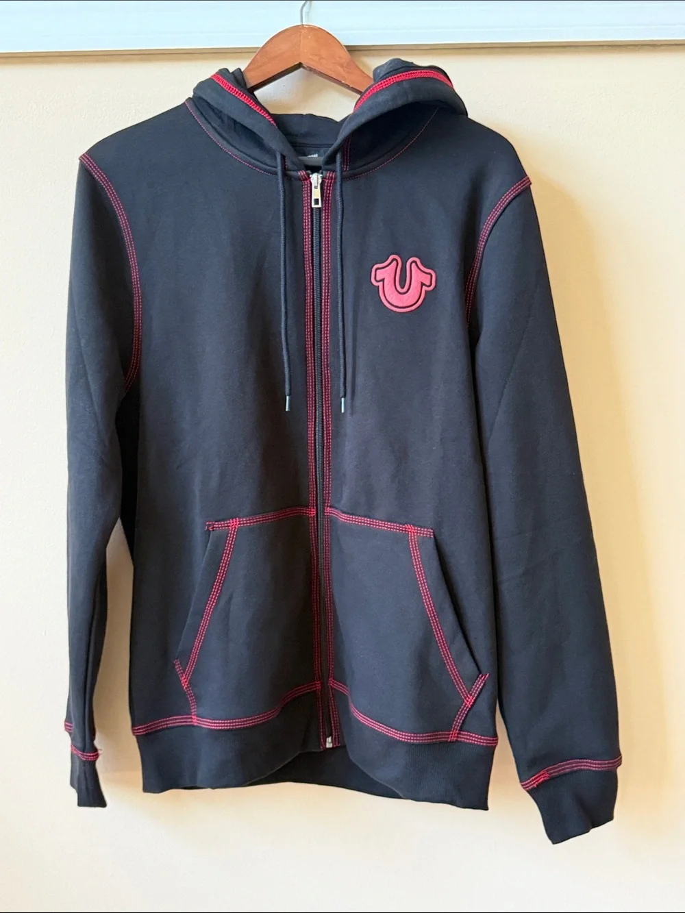 NWT True Religion zip up hoodie